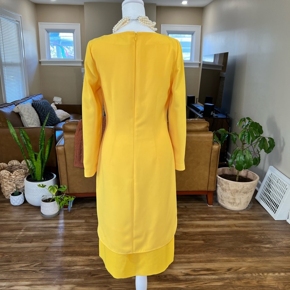 Banana Republic Long Sleeve Yellow Dress - Picture 6 of 13